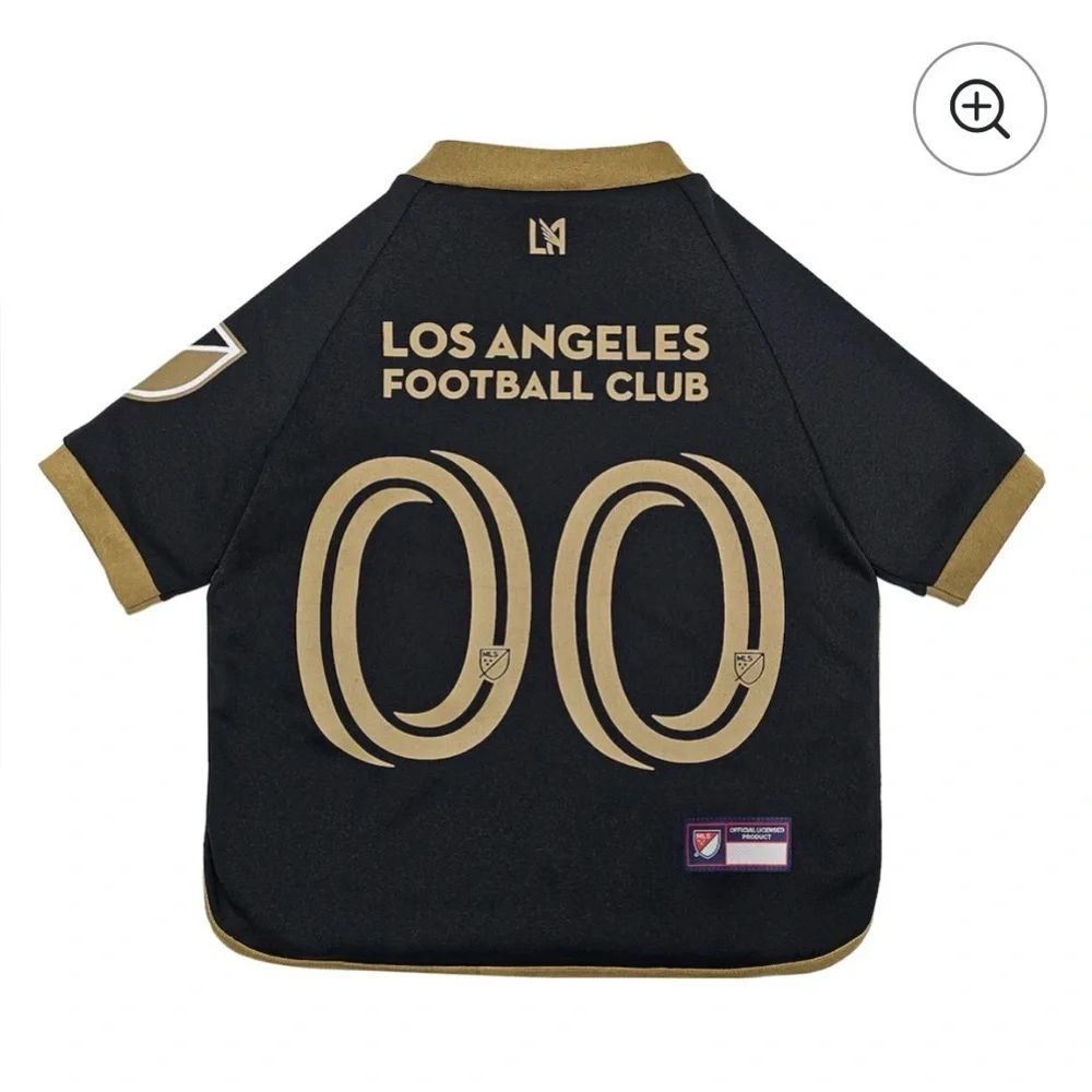 MLS LAFC Black Pet Jersey XS